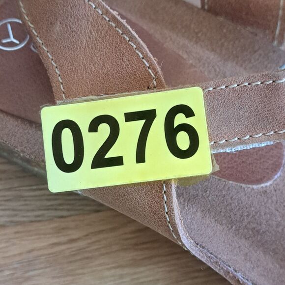 Unity in Diversity Ronda Women’s Sandals Tan Black Leather Slingback Size 40 US - Picture 13 of 13